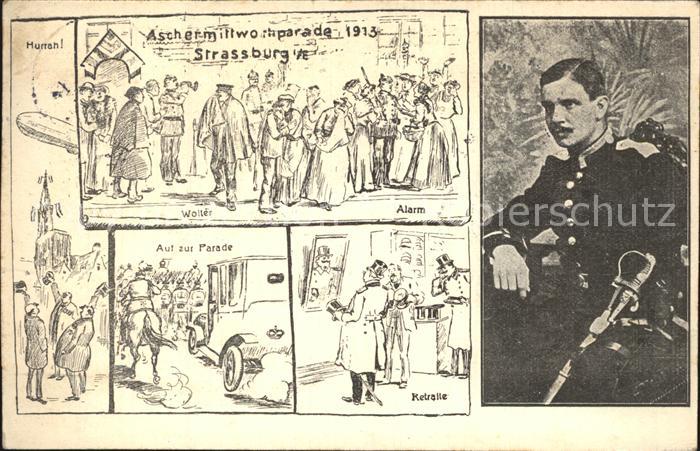 Strassburg Elsass Aschermittwochparade 1913