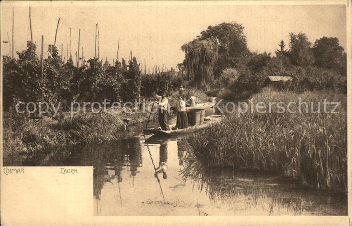 Colmar Haut Rhin Elsass Boot Kanal