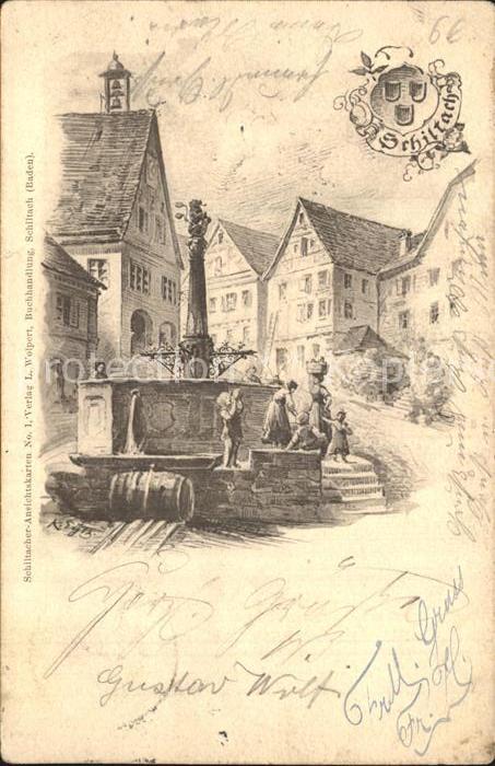 Schiltach Federstrich Brunnen