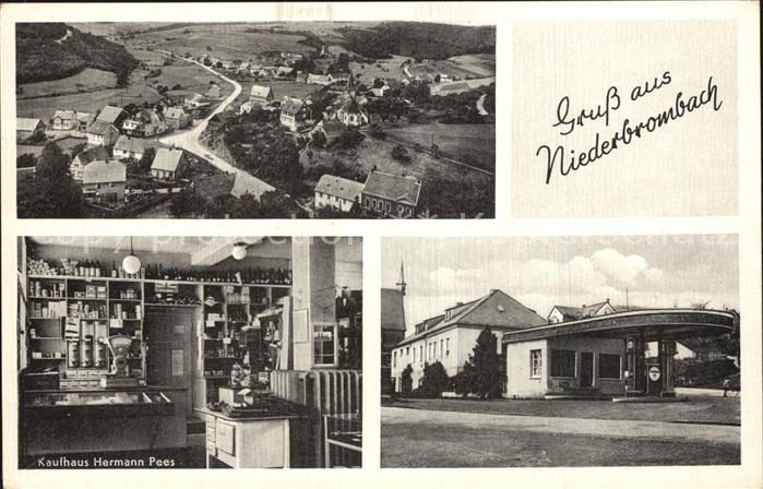 Niederbrombach Kaufhaus Hermann Pees Luftbild