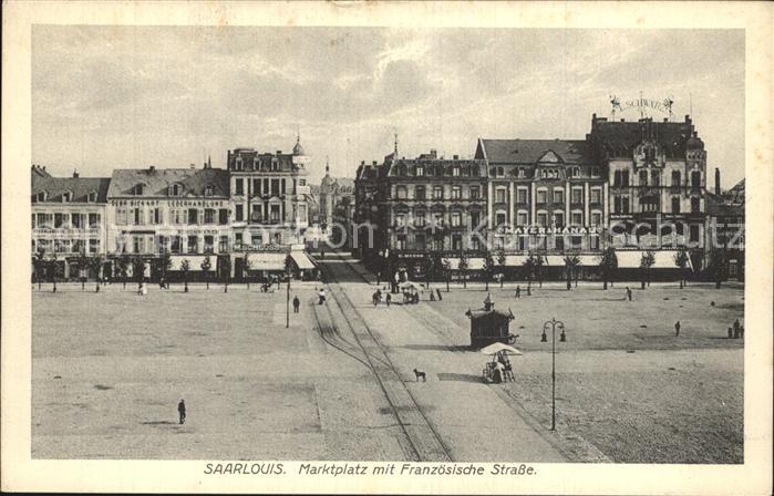 Saarlouis Marktplatz Franzoesische Strasse