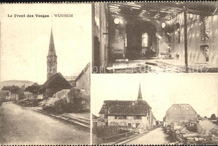 Vogesen Vosges Region Wunheim Front Kriegsschaeden