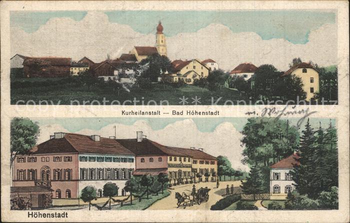 Bad Hoehenstadt Kurheilanstalt Ortsansicht