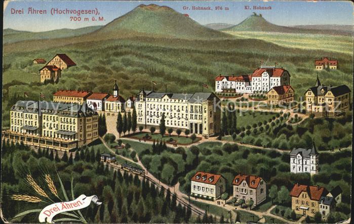 Drei-Aehren Trois-Epis Panorama Groß Hohneck Klein Hohneck