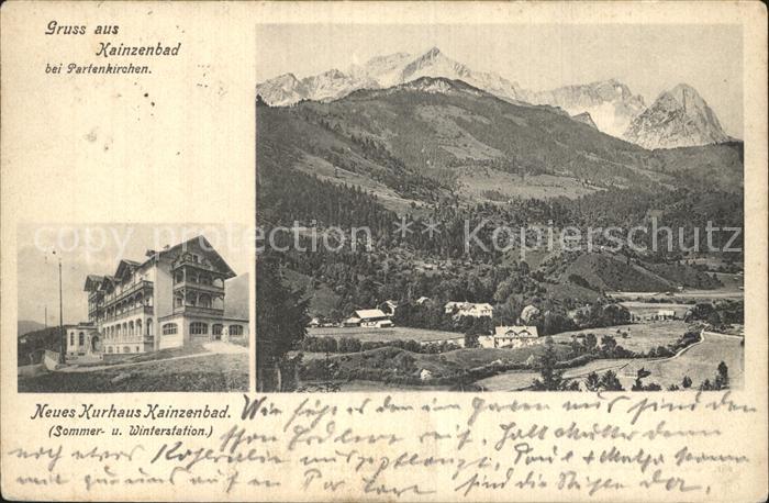 Kainzenbad Neues Kurhaus Sommer Winterstation