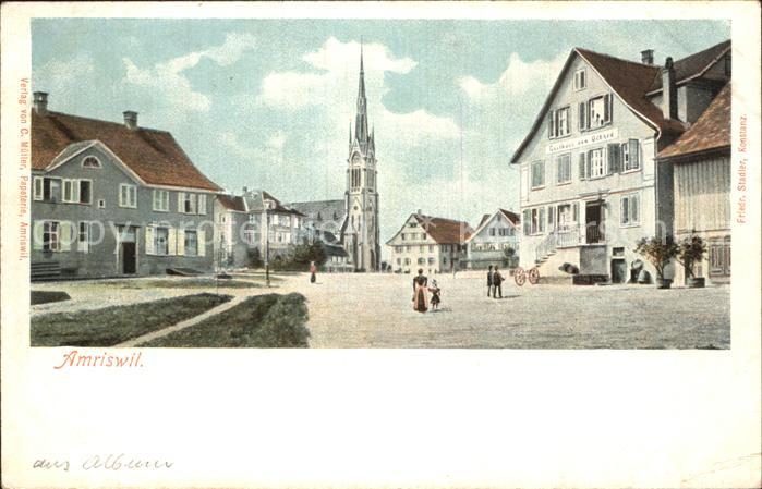 Amriswil TG Ortsansicht Kirche