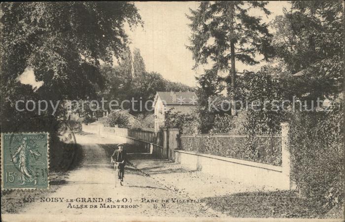 Noisy-le-Grand Parc Allee Radfahrer