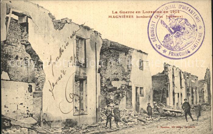 Magnieres Krieg Lorraine 1914