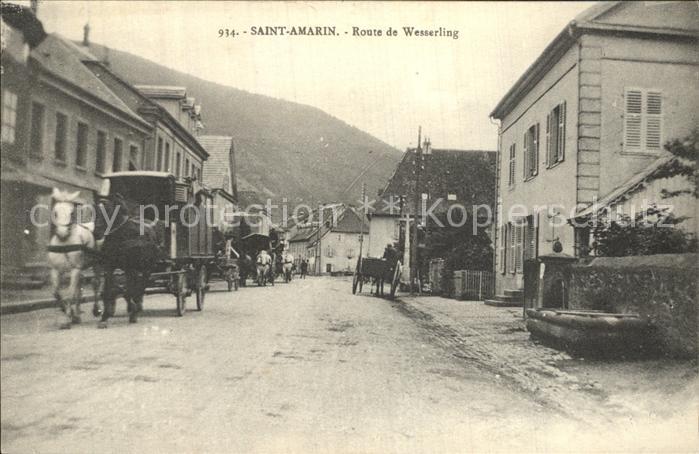 Saint-Amarin Haut Rhin Alsace Route Wesserling