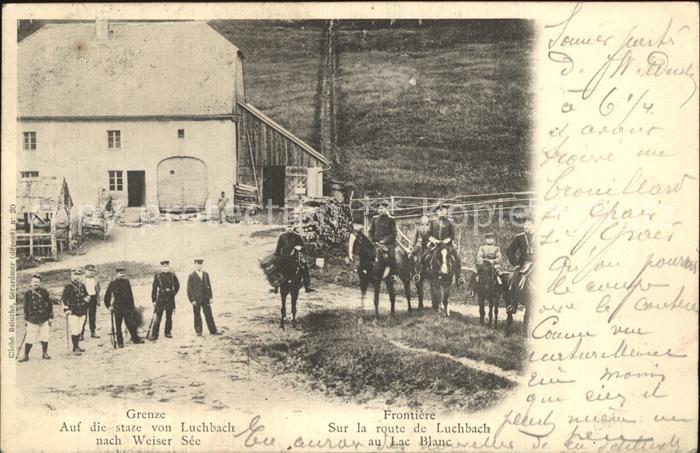 Lac Blanc Haut-Rhin Grenze Route de Luchbach