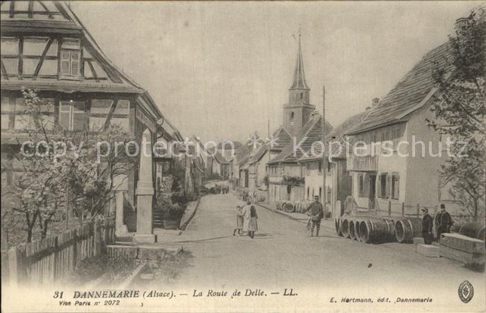 Dannemarie Haut-Rhin Route de Delle