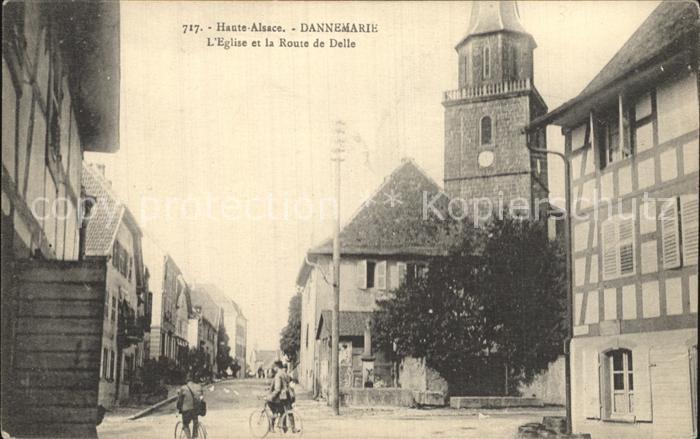 Dannemarie Haut-Rhin Kirche Route de Delle