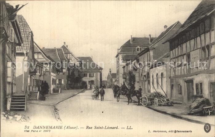 Dannemarie Haut-Rhin Rue Saint Leonard