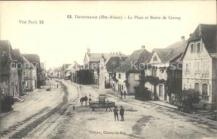 Dannemarie Haut-Rhin La Place Route de Cernay