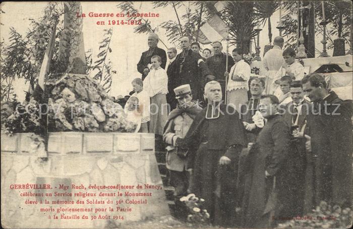 Gerbeviller la Martyre Krieg Lothringen 1914 1918