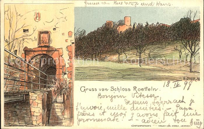 LoeRRACH Baden BW Schloss Roetteln