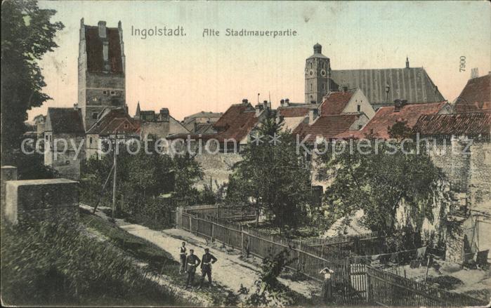 INGOLSTADT  CITY Stadtmauer Kirche