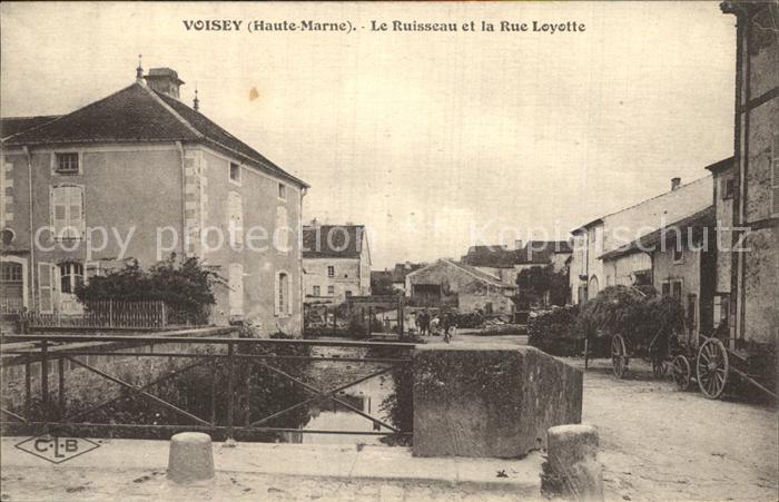 Voisey Rue Loyotte Ruisseau Fuhrwerk
