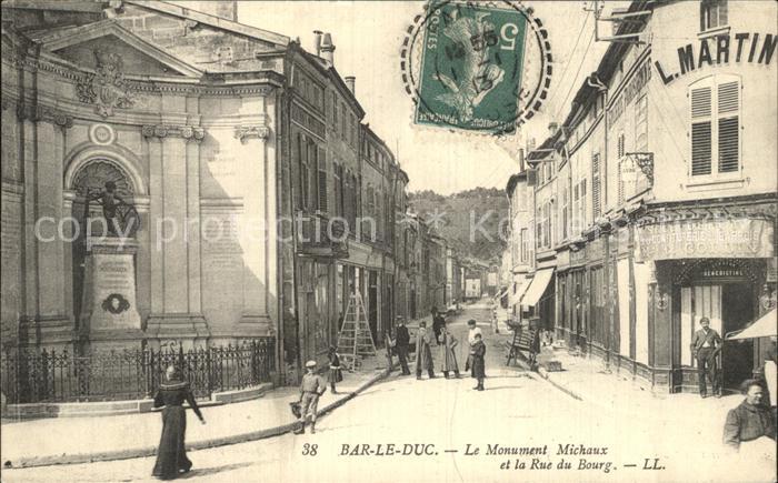 Bar-le-Duc Denkmal Michaux Rue Bourg