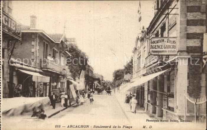 Arcachon Gironde Boulevard Plage
