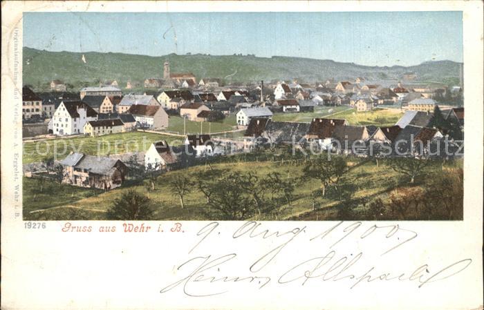 Wehr Baden Panorama Kirche