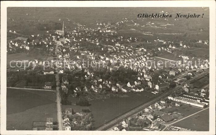 Amriswil TG Neujahrswuensche Luftaufnahme