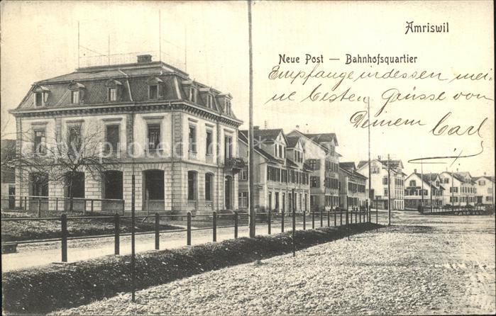 Amriswil TG Post Bahnhofsquartier