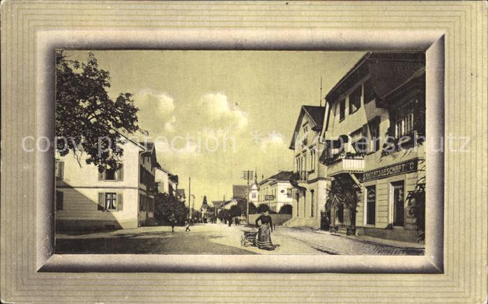 Amriswil TG Bahnhofstrasse Kuenstlerbild