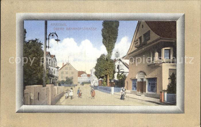 Amriswil TG Obere Bahnhofstrasse Kuenstlerbild