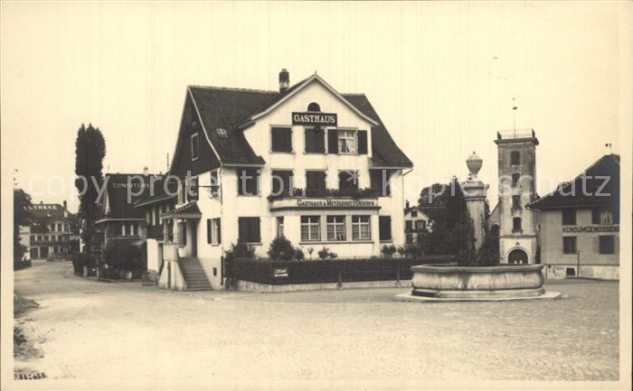Amriswil TG Marktplatz Gasthaus Ochsen
