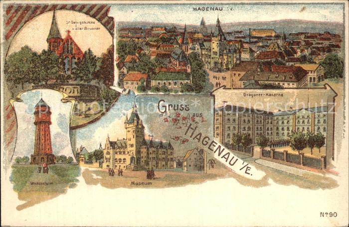 Hagenau Elsass Kaserne Turm