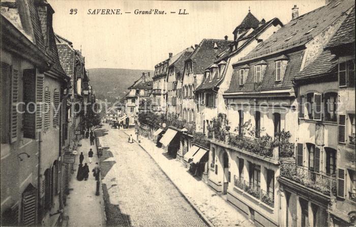 Saverne Bas Rhin Alsace Grand Rue