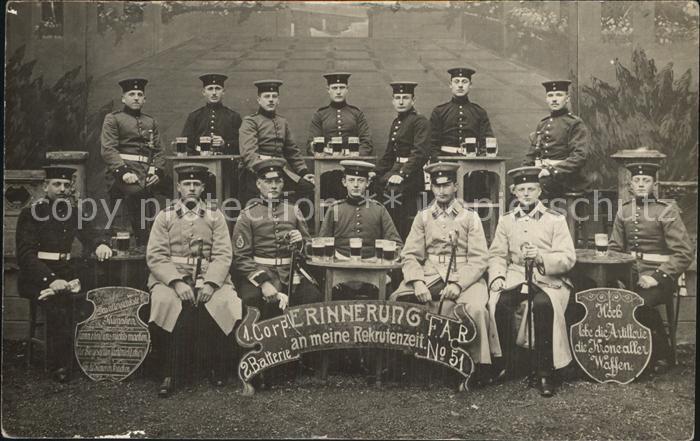 Strassburg Elsass Rekruten 2 Batterie