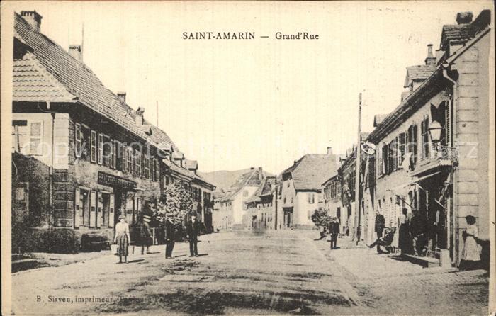 Saint-Amarin Haut Rhin Alsace Gand Rue