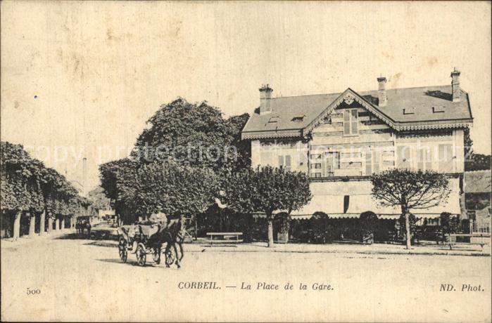Corbeil Marne Place Gare