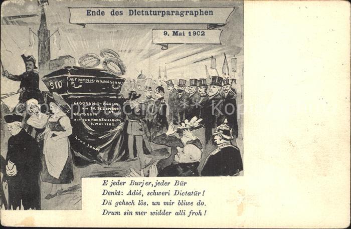 Strassburg Elsass Abschaffung Dictaurparagraphen