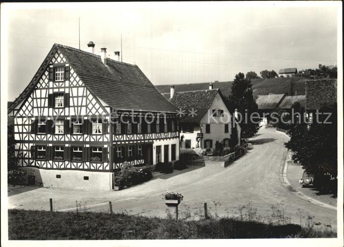 Nussbaumen TG Schulhaus Fachwerk