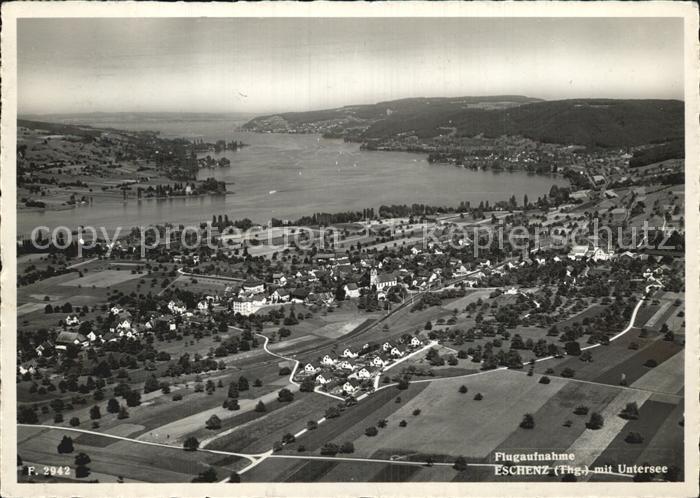 Eschenz Untersee Luftaufnahme
