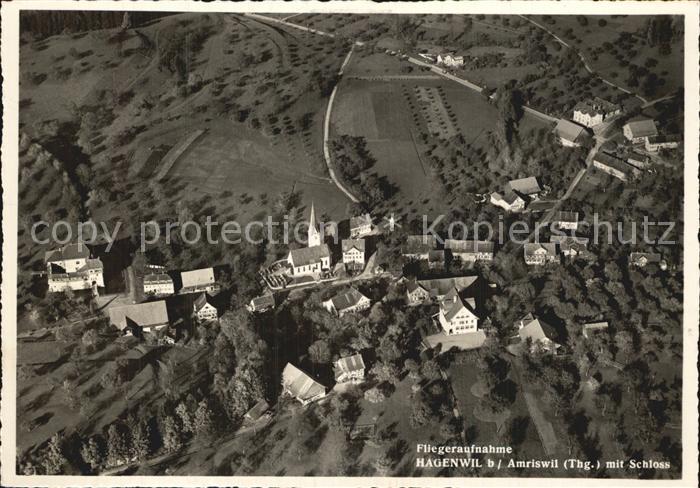 Hagenwil Schloss Luftbild