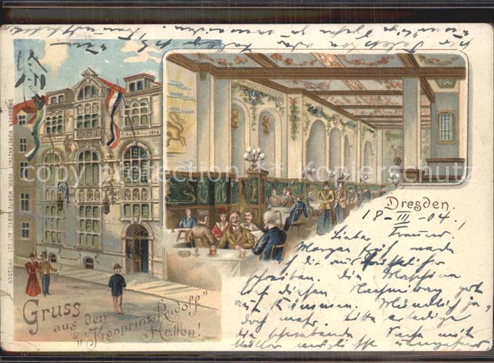 DRESDEN Elbe Kronprinz Rudolf Hallen