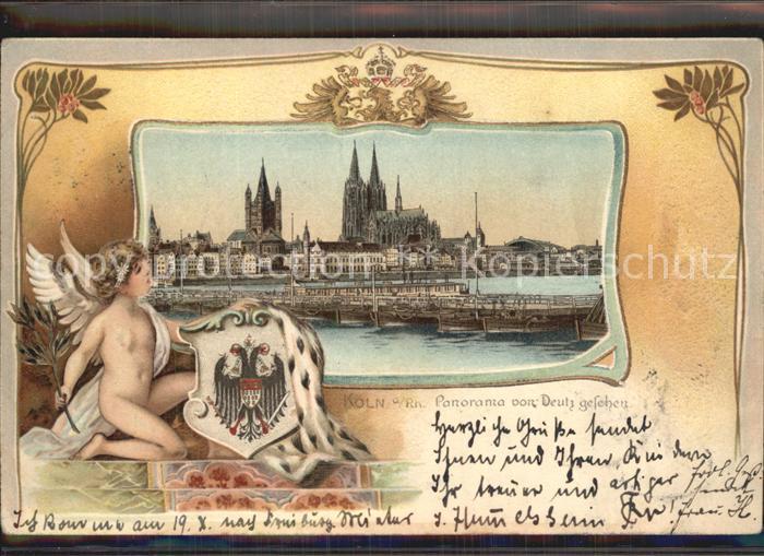 Koeln Rhein Panorama Dom