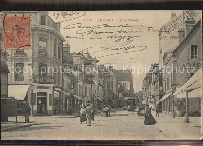 Troyes Aube Rue Thiers