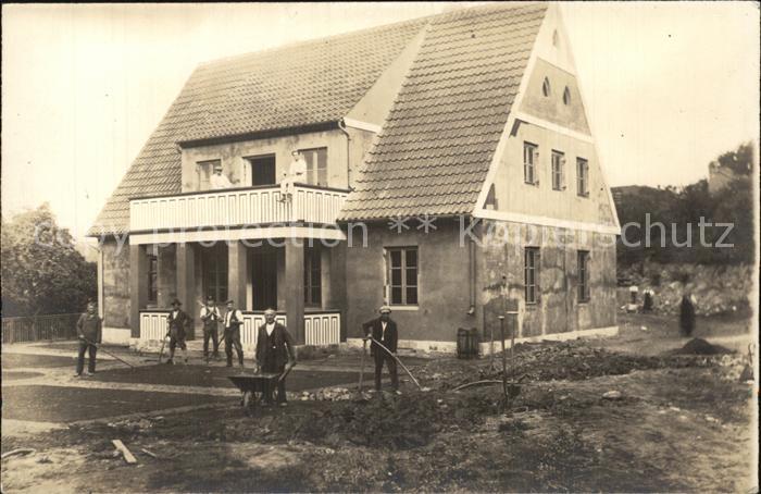 Merseburg Saale Bauarbeiter Hausbau
