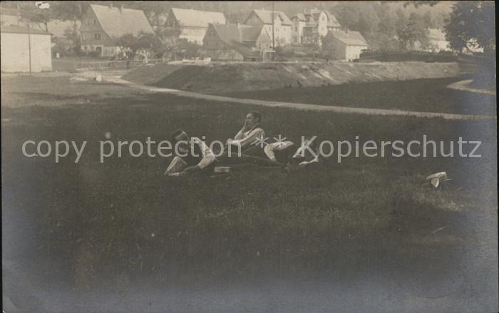 Goerlitz Sachsen Panorama Maenner Wiese