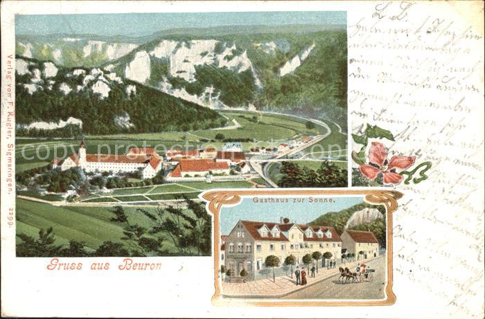 Beuron Donautal Gasthaus zur Sonne Panorama