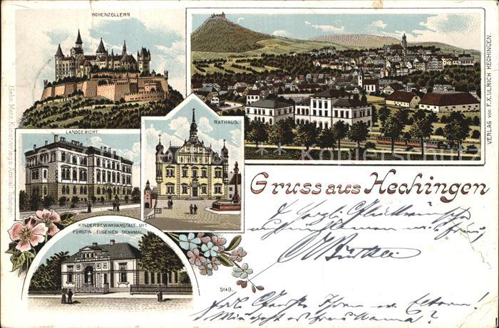 Hechingen Hohenzollern Landgericht Kinderbewahranstalt Fuerstin Eugenien Denkmal