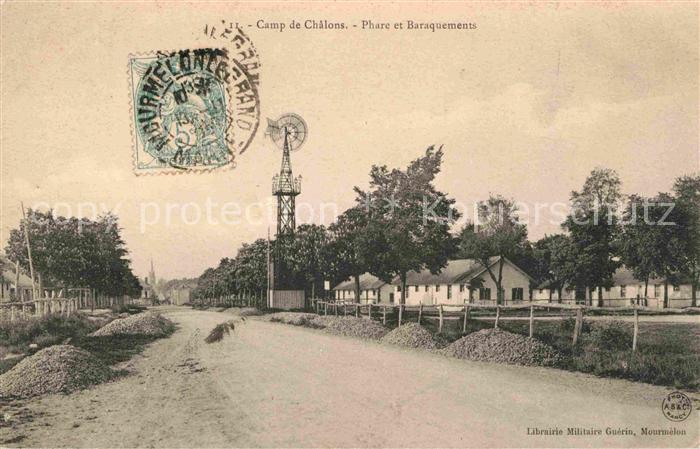Chalons-en-Champagne Marne Camp Phare et Baraquements