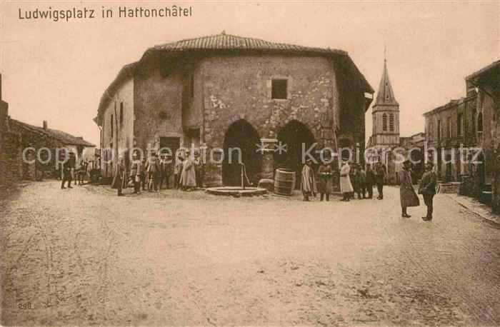 Hattonchatel Ludwigsplatz Soldaten