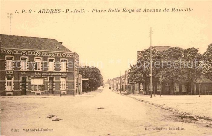 Ardres Place Belle Roye et Avenue de Rauville