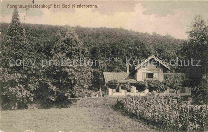 Bad Niederbronn Forsthaus Heidenkopf